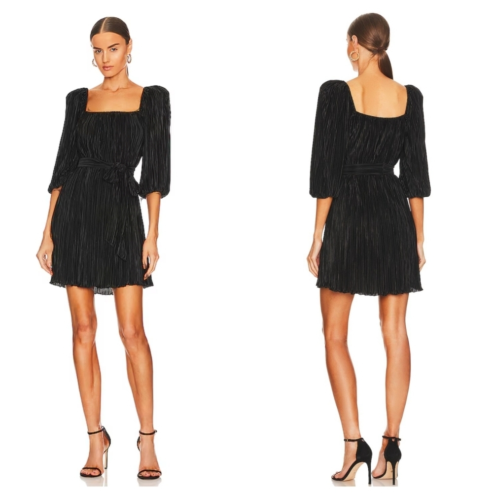 NWT Revolve LPA Jackie Mini Dress Black No Belt XS